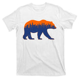 Vintage Chicago Illinois Skyline Bears Football T-Shirt