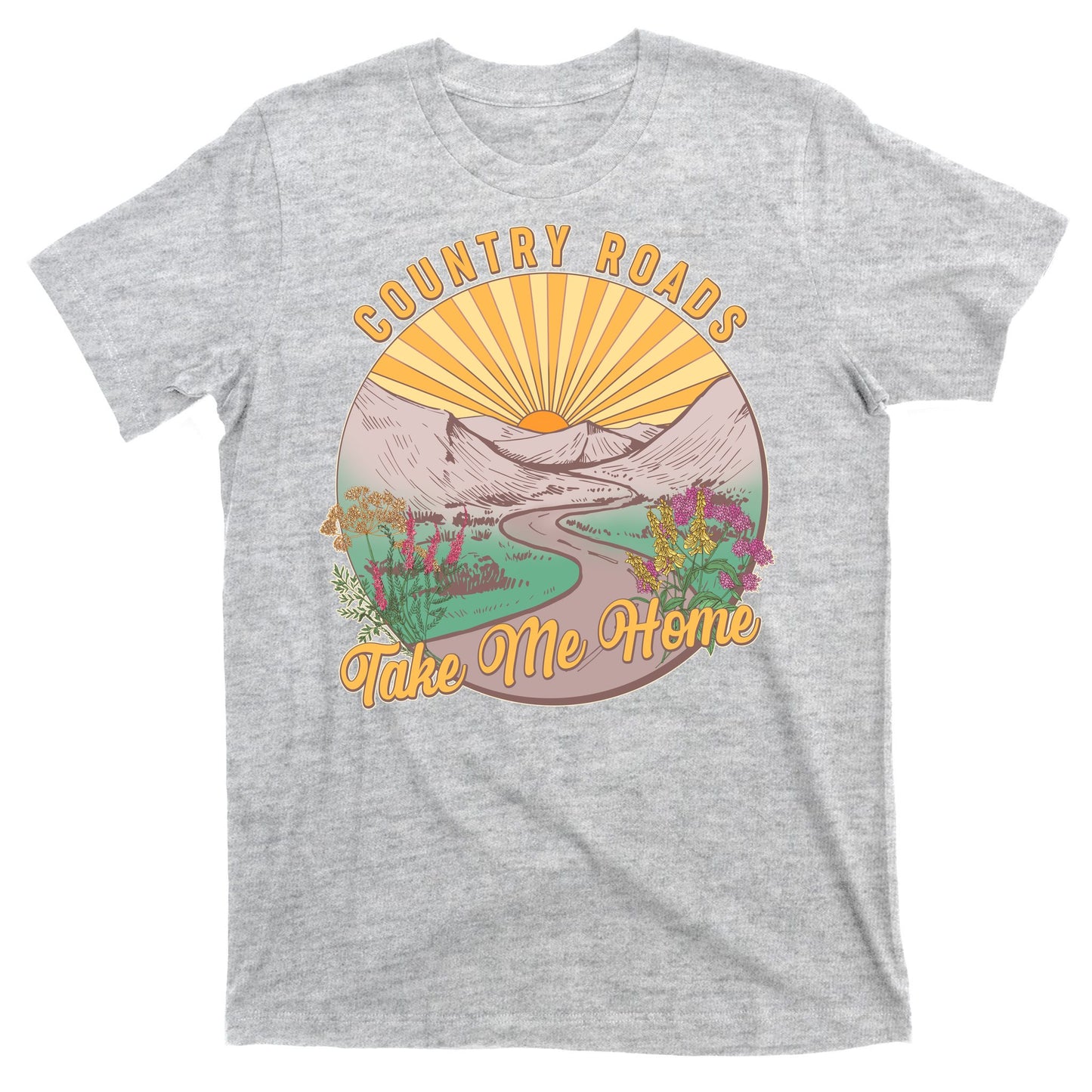 Vintage Country Roads Take Me Home  T-Shirt