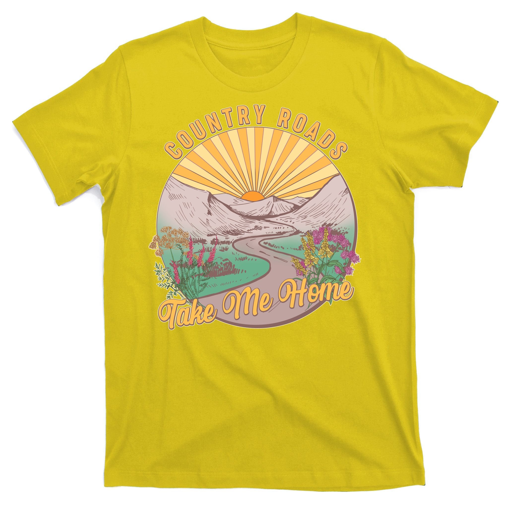 Vintage Country Roads Take Me Home  T-Shirt