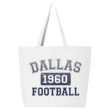 Vintage Dallas Texas Football Est 1960 25L Jumbo Tote
