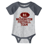 Vintage Distressed Washington DC Football Team Infant Baby Jersey Bodysuit