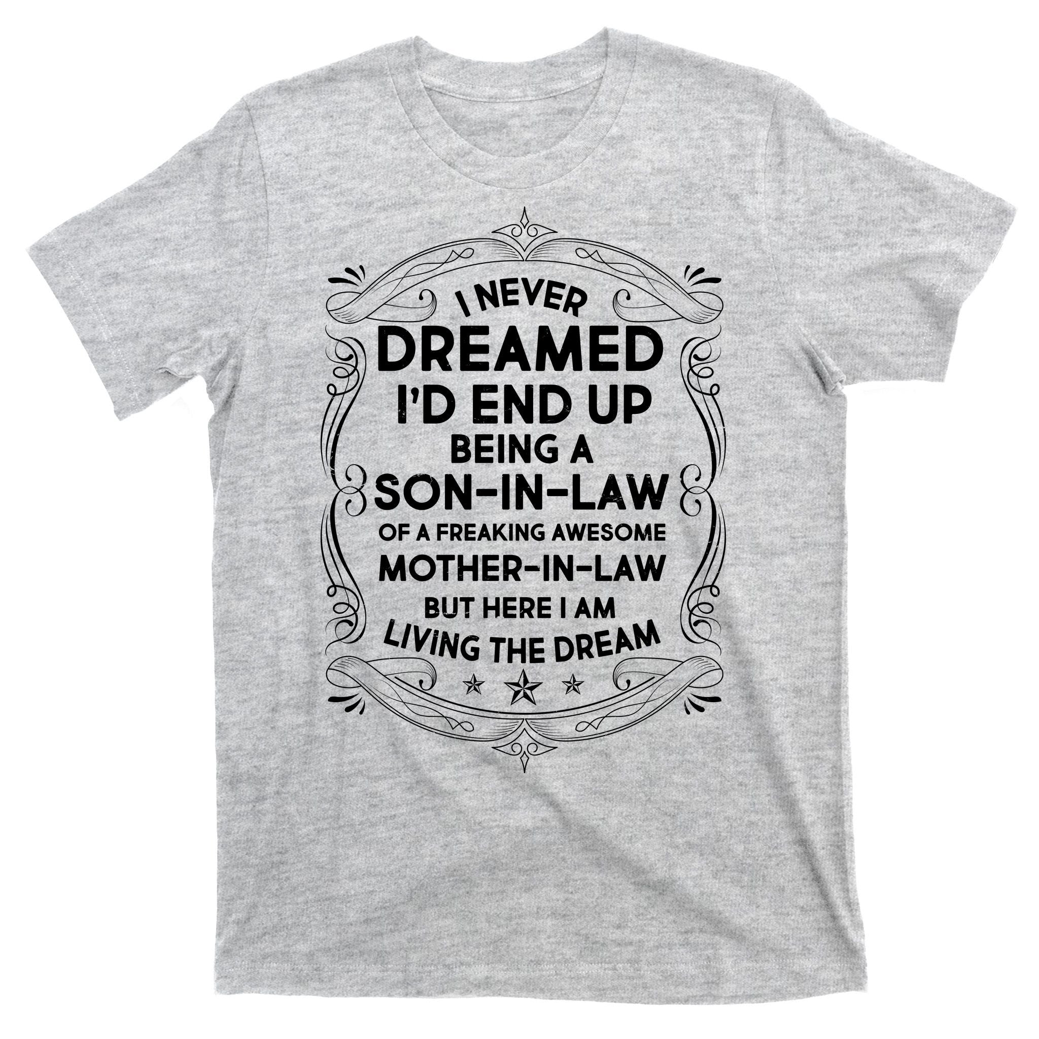 Vintage Label Freaking Awesome Mother-In-Law T-Shirt