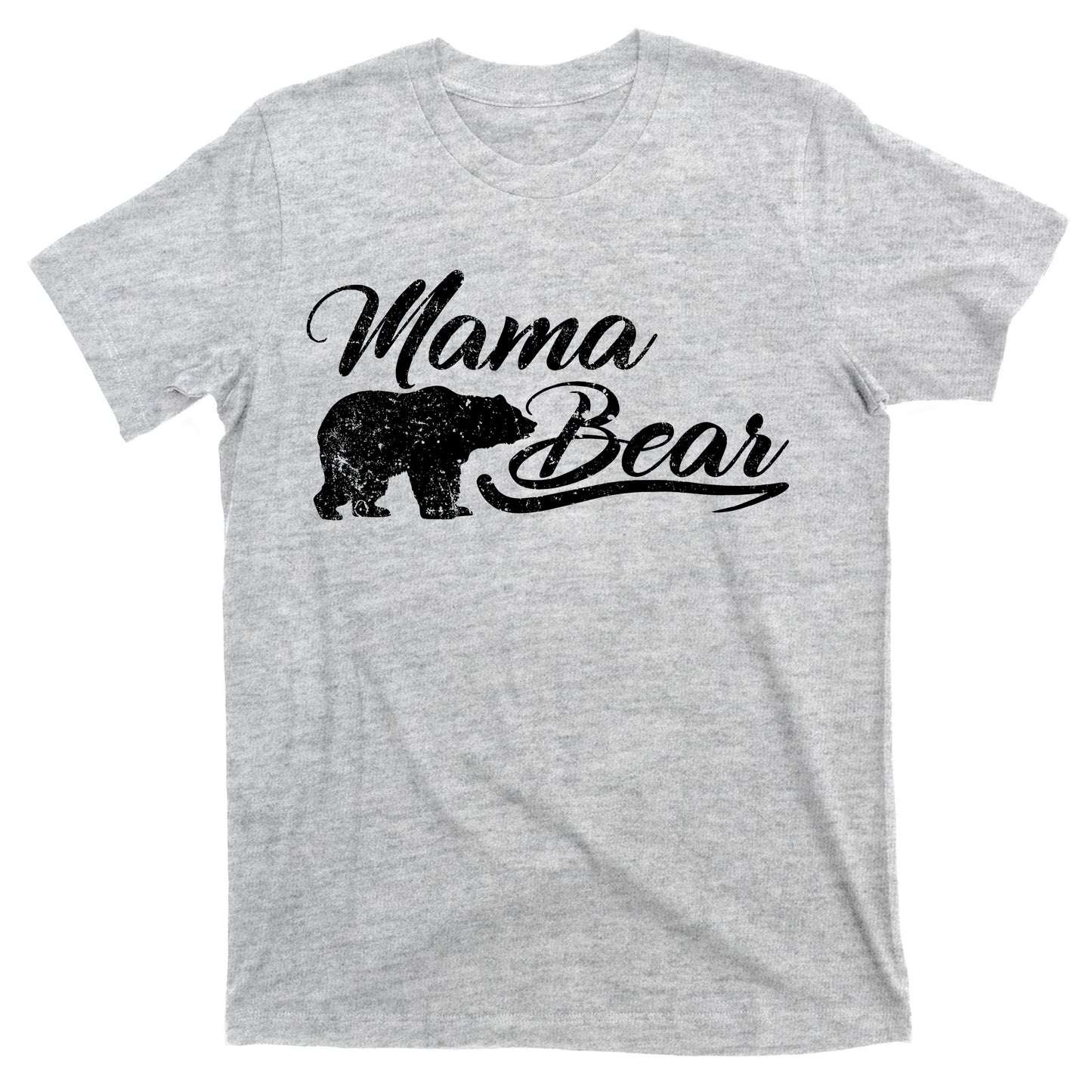 Vintage Mama Bear Retro Mother Logo T-Shirt