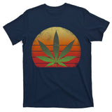Vintage Marijuana Weed Sunset T-Shirt