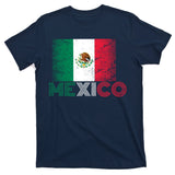Vintage Mexico Distress Logo Flag T-Shirt
