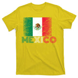 Vintage Mexico Distress Logo Flag T-Shirt