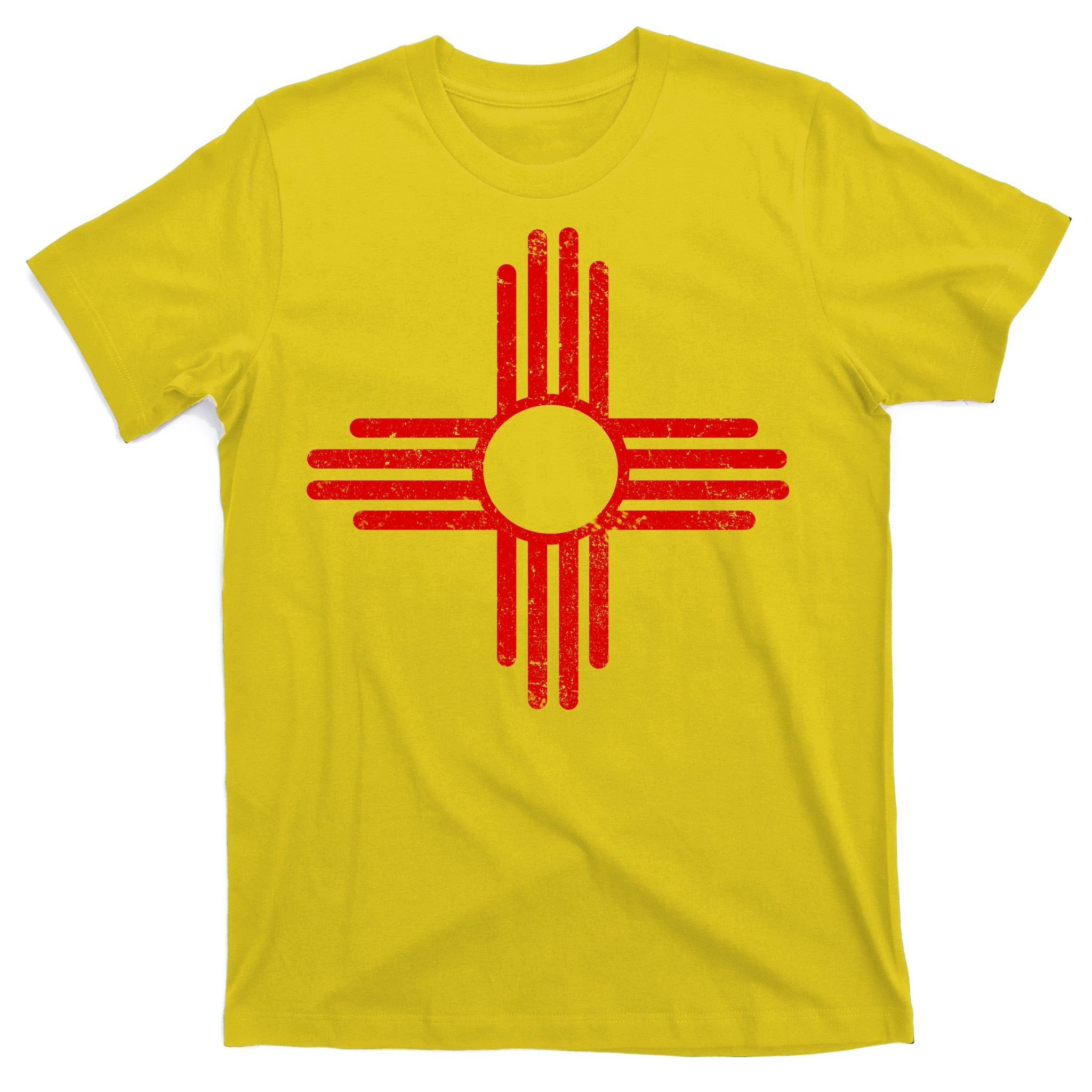 Vintage New Mexico Flag Symbol T-Shirt