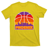 Vintage Phoenix Basketball Skyline Logo T-Shirt