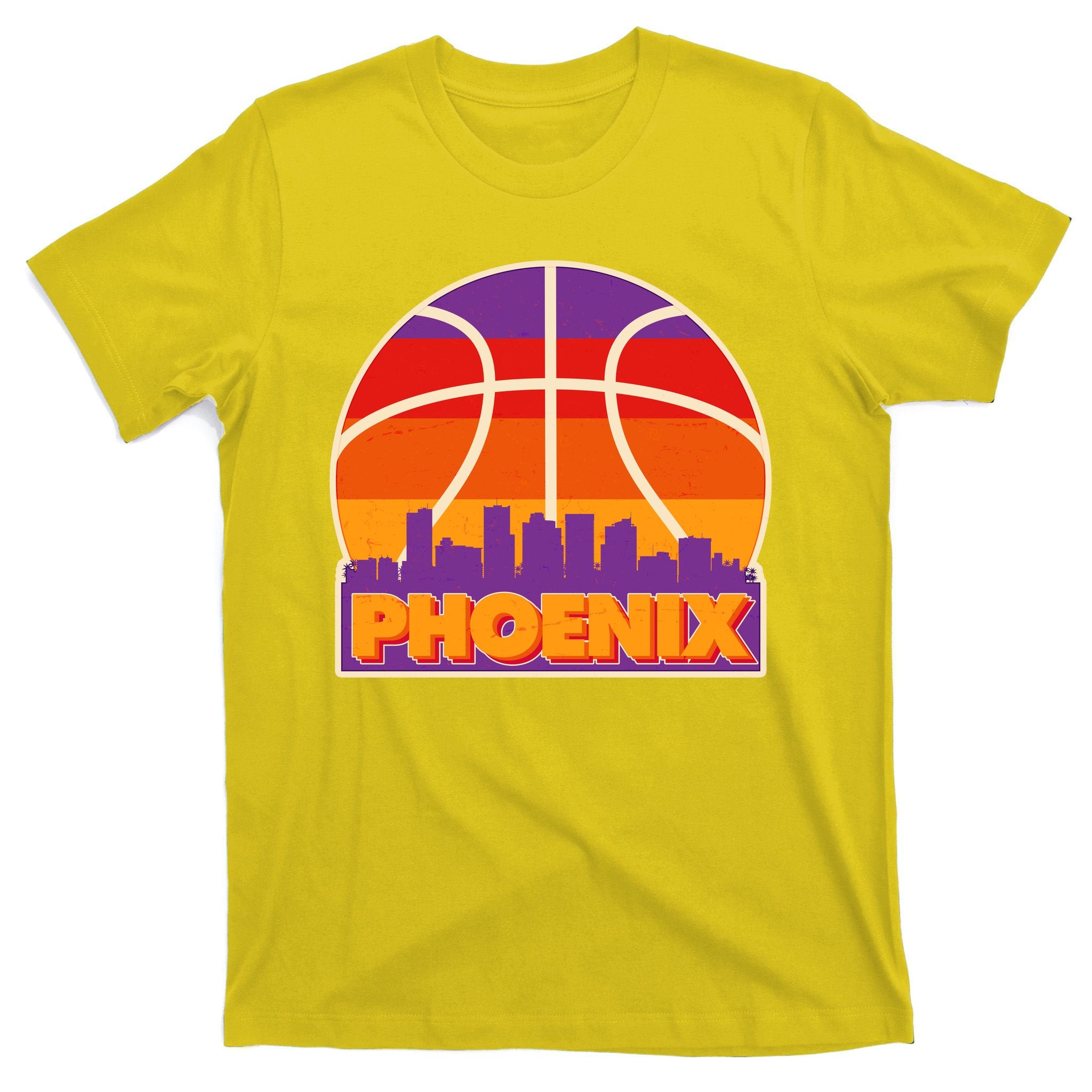 Vintage Phoenix Basketball Skyline Logo T-Shirt