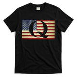 Vintage Q-Anon USA Flag T-Shirt