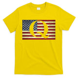 Vintage Q-Anon USA Flag T-Shirt
