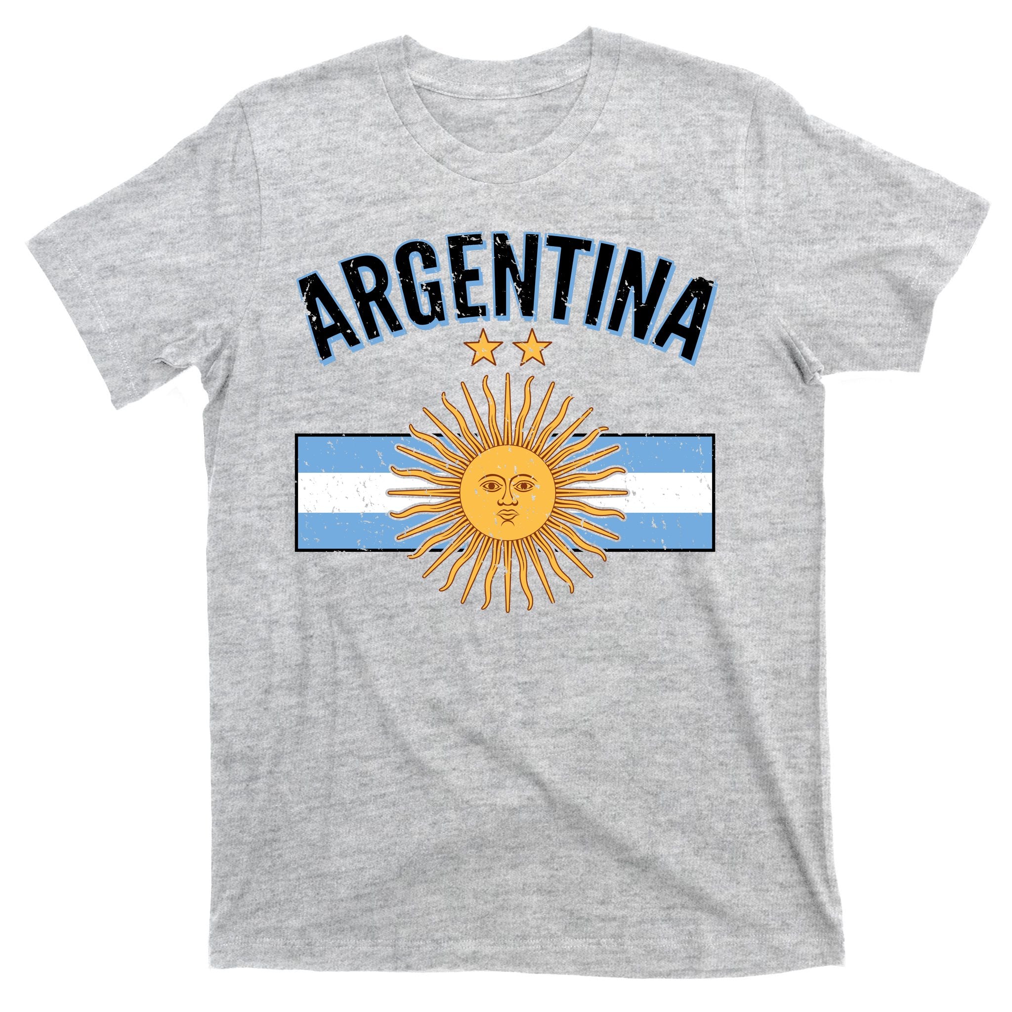 Vintage Retro Argentina Country Flag  T-Shirt