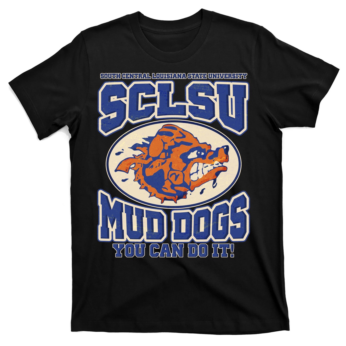 Vintage SCLSU Mud Dogs Classic Football T-Shirt