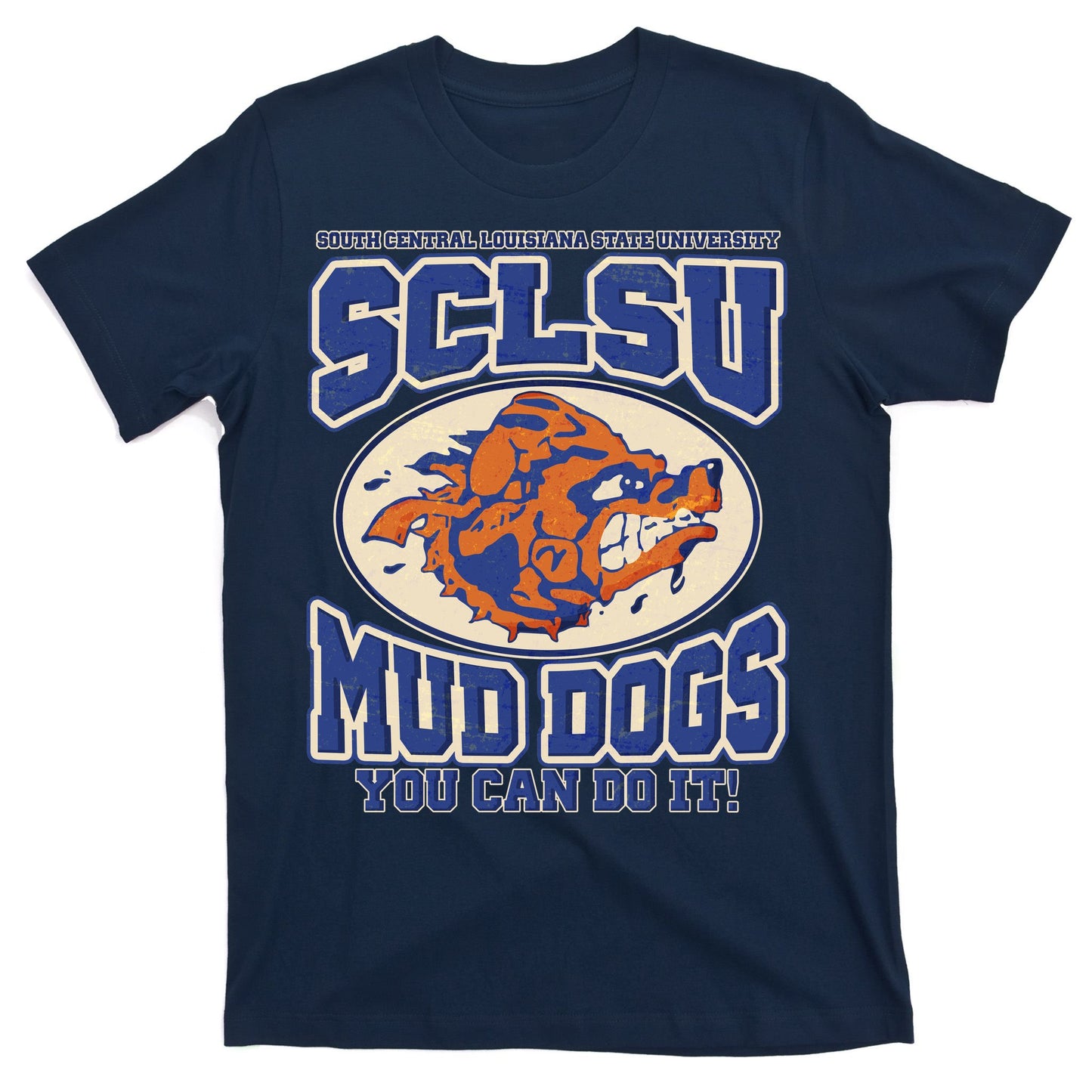 Vintage SCLSU Mud Dogs Classic Football T-Shirt