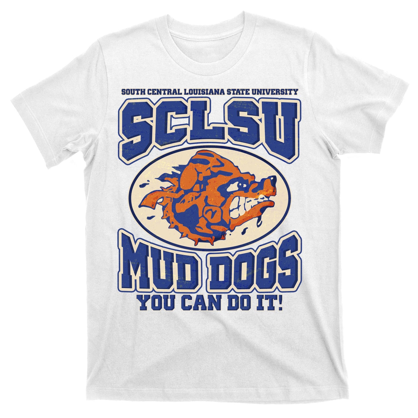 Vintage SCLSU Mud Dogs Classic Football T-Shirt