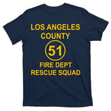 Vintage Squad 51 Fire Dept T-Shirt