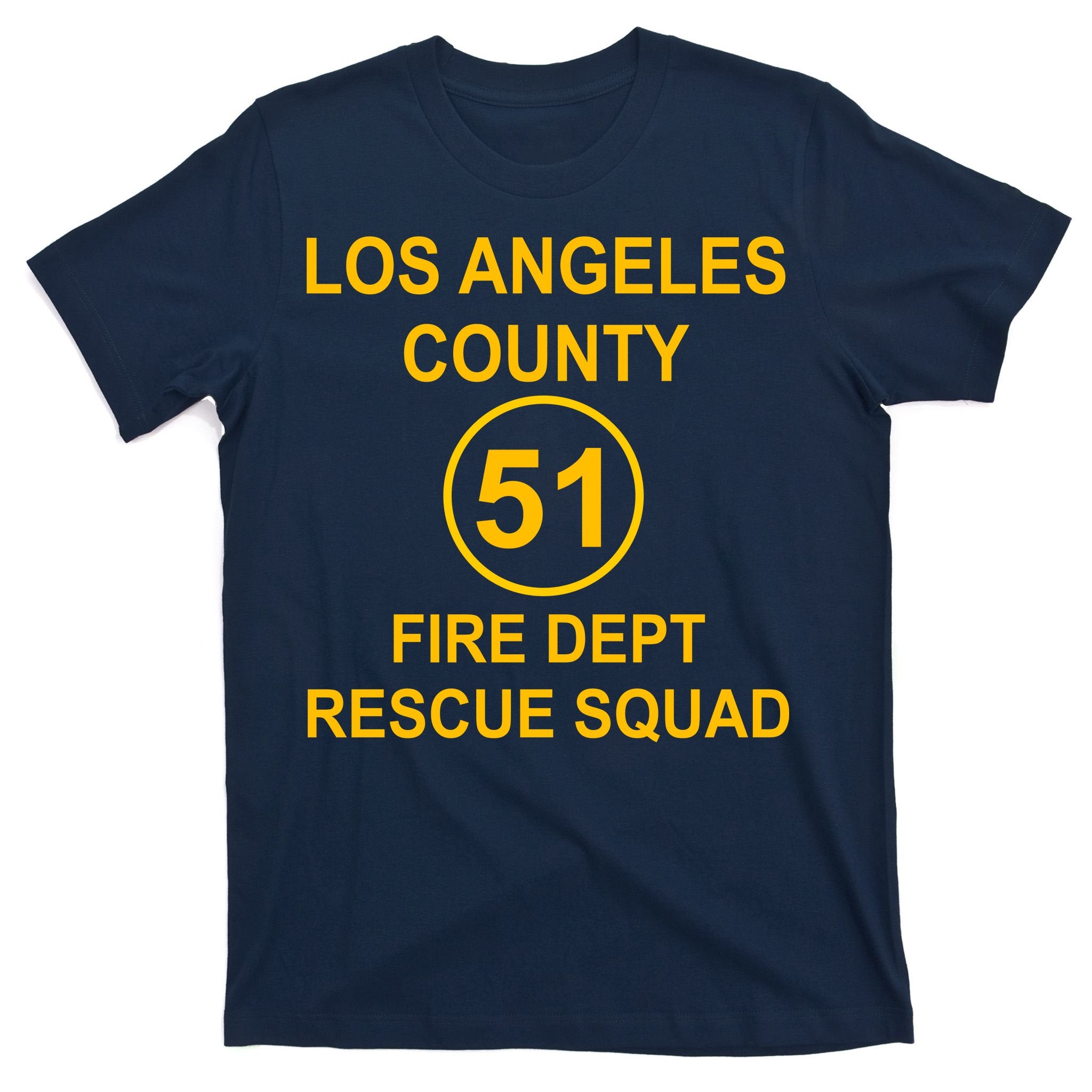 Vintage Squad 51 Fire Dept T-Shirt