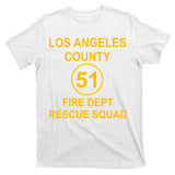 Vintage Squad 51 Fire Dept T-Shirt