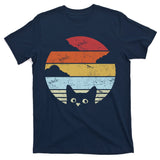 Vintage Sunset Cat T-Shirt