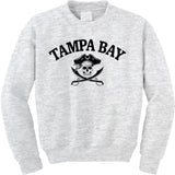 Vintage Tampa Bay Football Pirates Fan Kids Sweatshirt