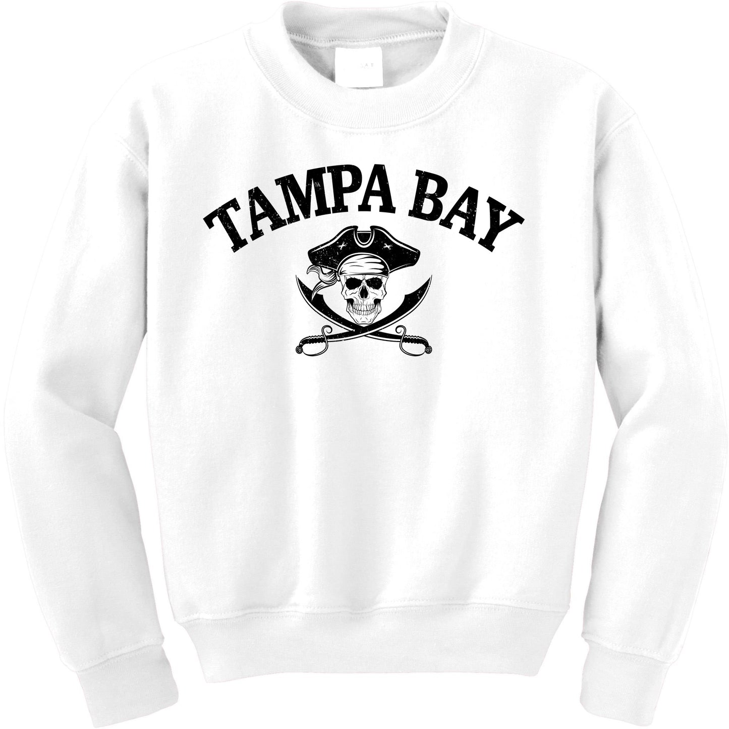 Vintage Tampa Bay Football Pirates Fan Kids Sweatshirt