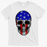 Vintage USA American Patriot Skull T-Shirt