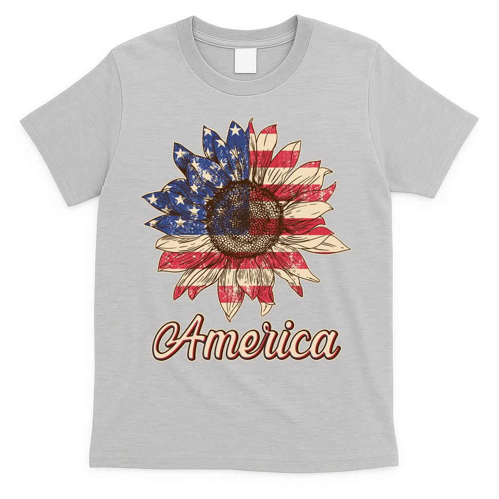 Vintage USA American Sunflower T-Shirt