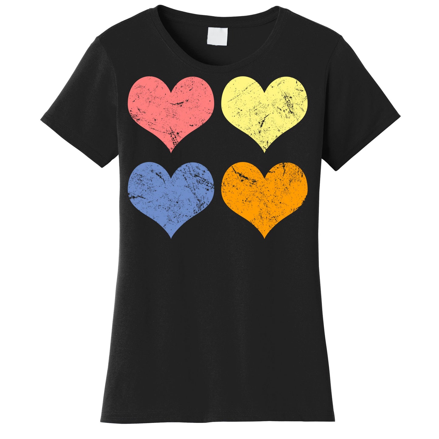 Vintage Valentine Day Hearts Women's T-Shirt