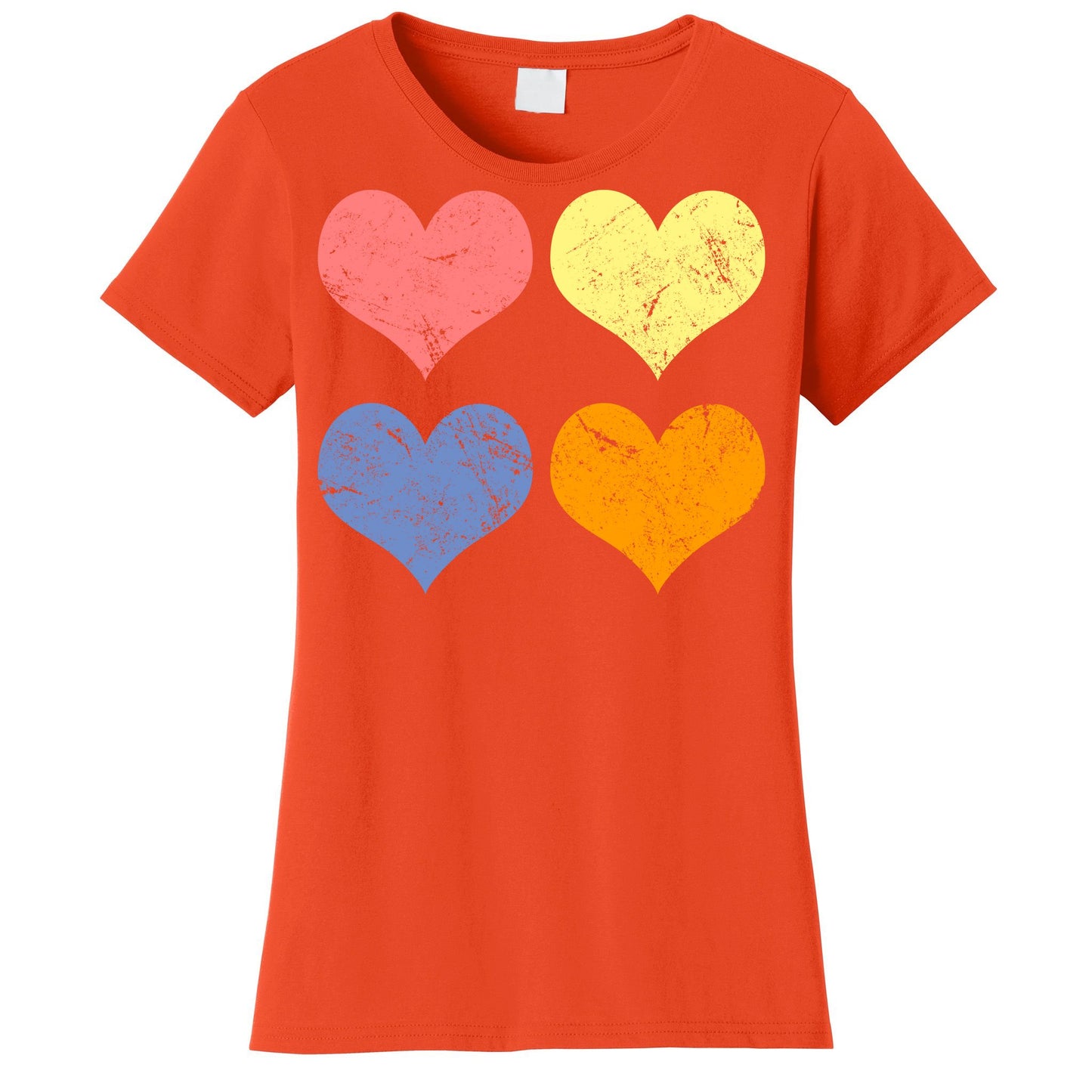 Vintage Valentine Day Hearts Women's T-Shirt