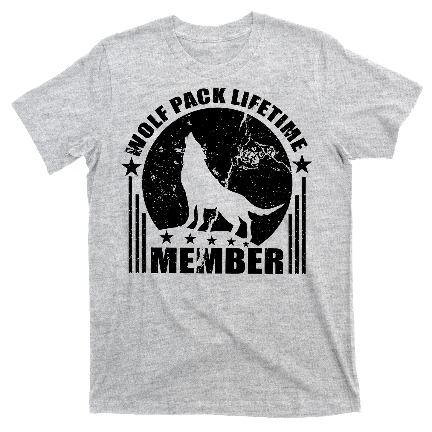 Vintage Wolf Pack Lifetime Member T-Shirt