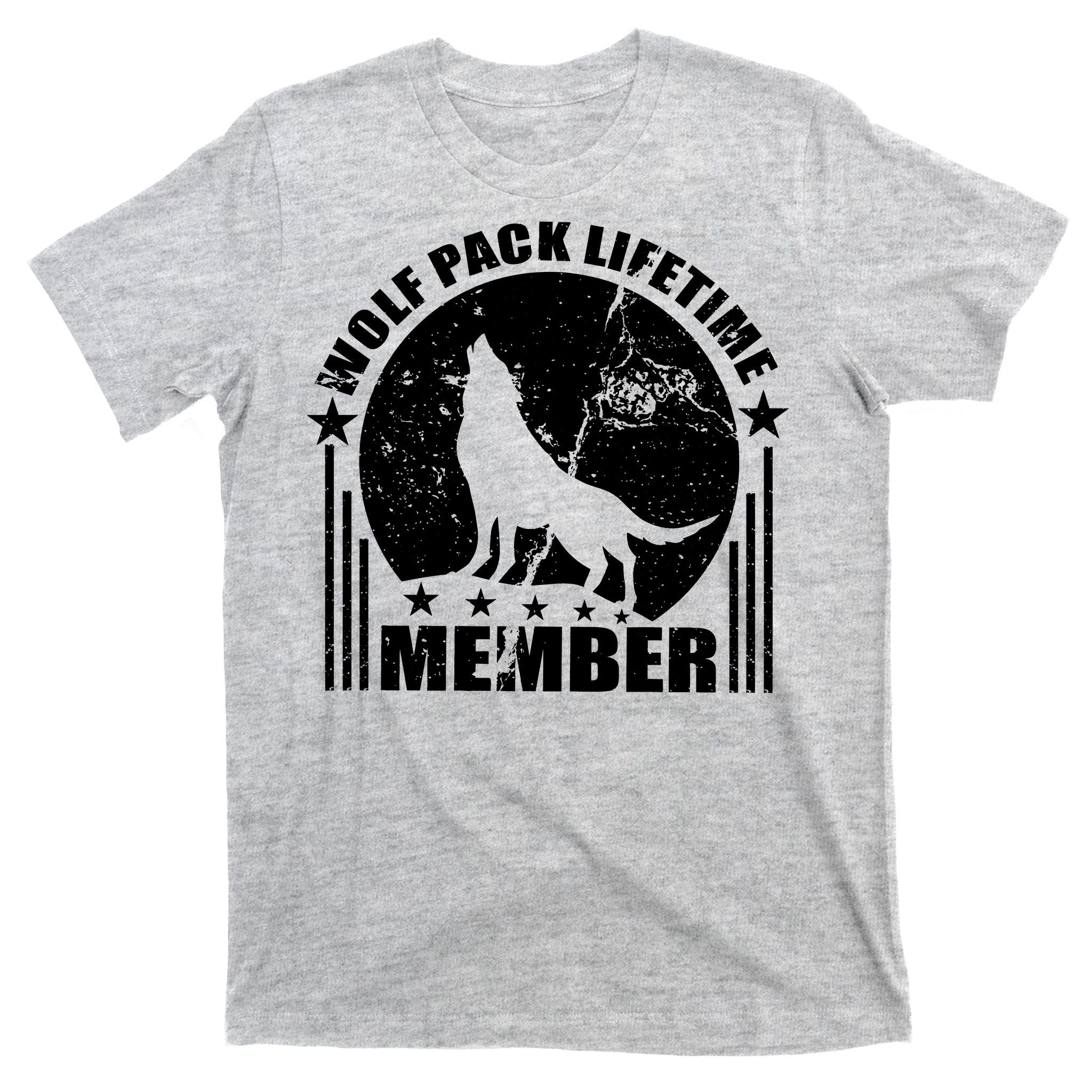 Vintage Wolf Pack Lifetime Member T-Shirt