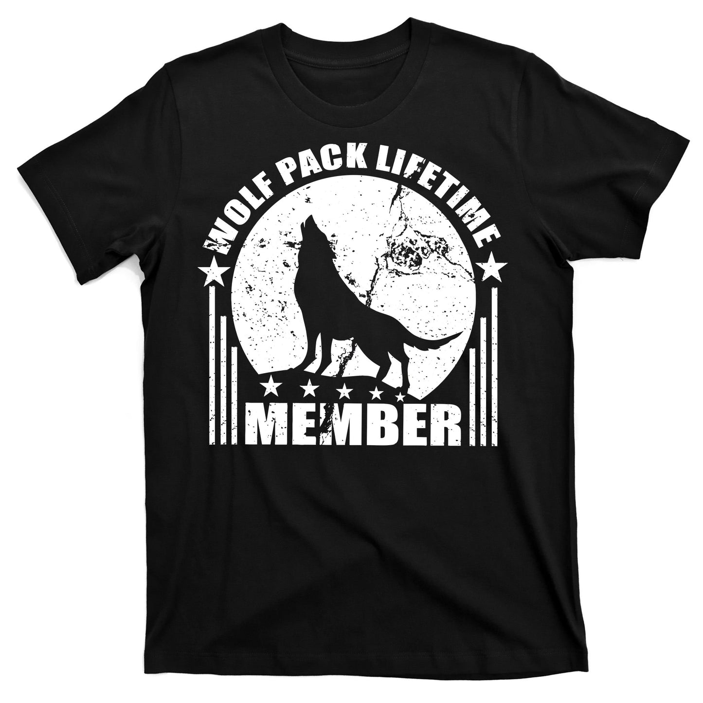 Vintage Wolf Pack Lifetime Member T-Shirt