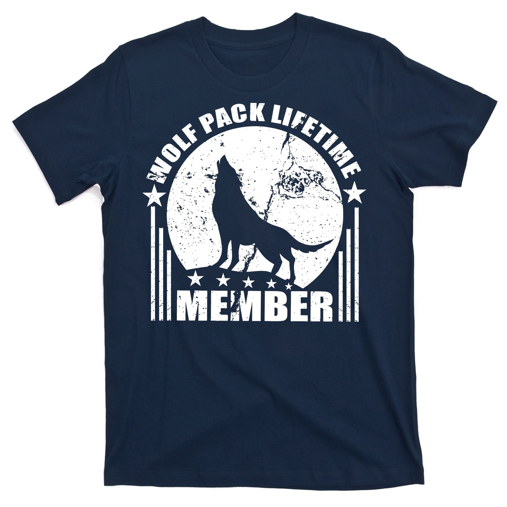 Vintage Wolf Pack Lifetime Member T-Shirt