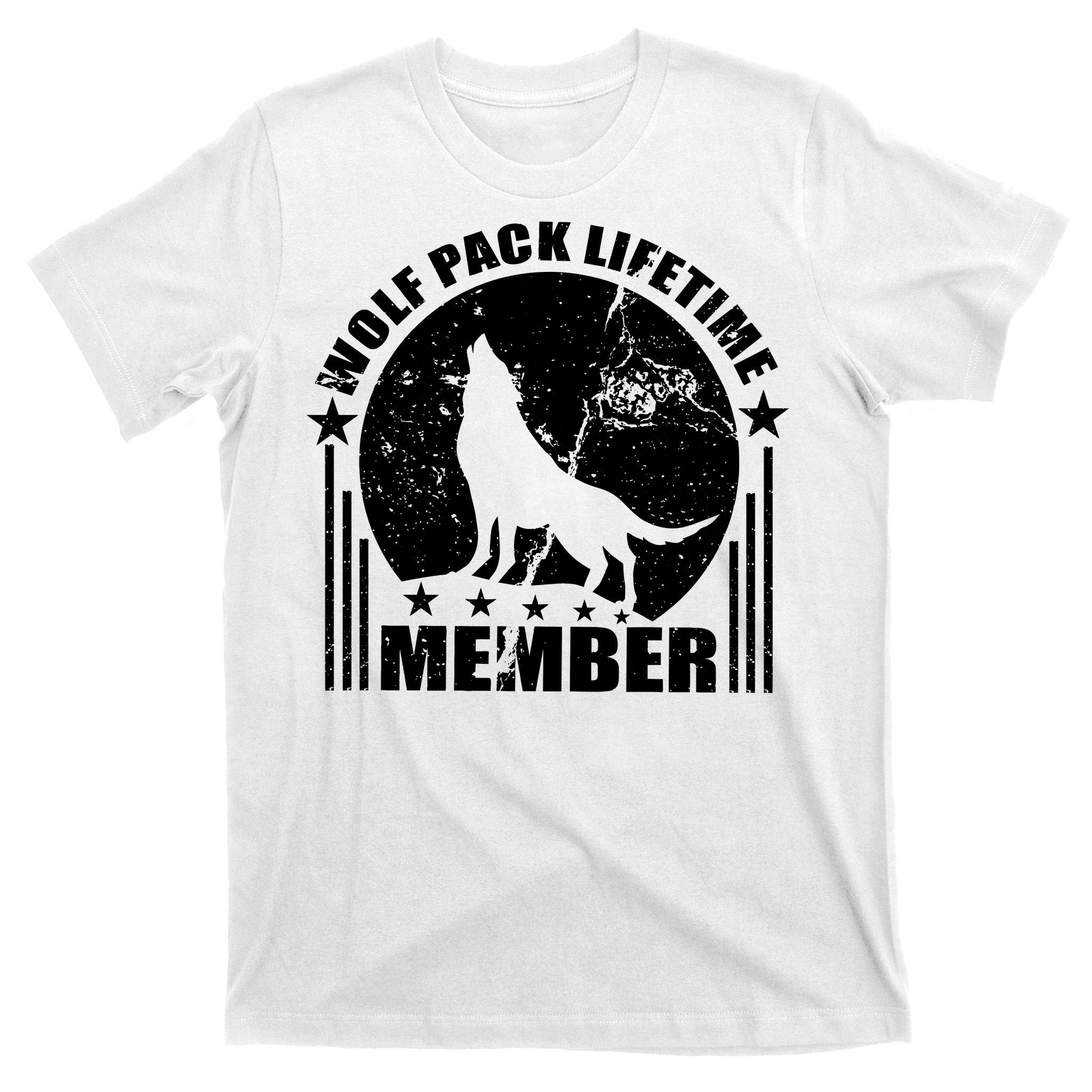 Vintage Wolf Pack Lifetime Member T-Shirt