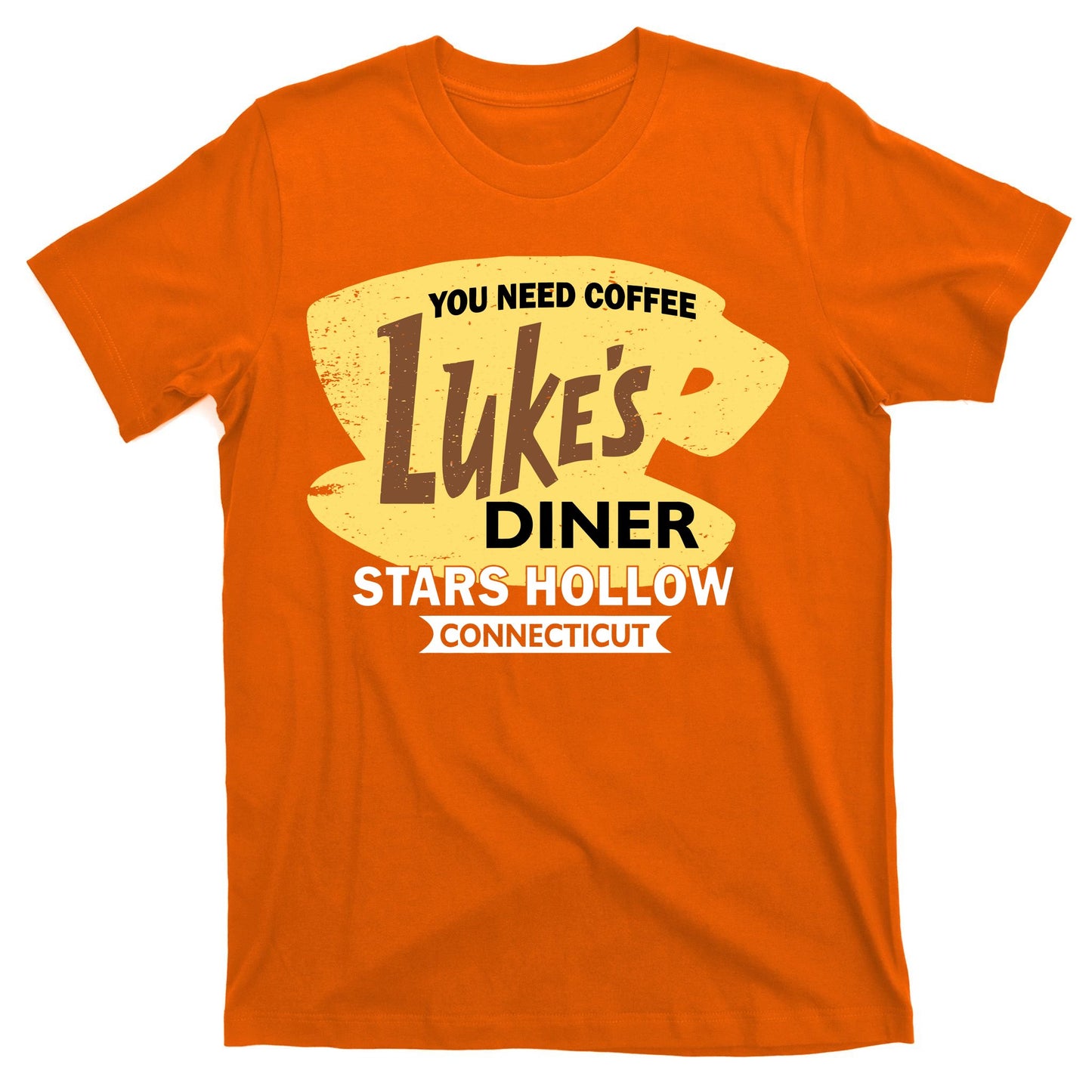 Vintge Luke's Diner Stars Hollow Connecticut T-Shirt