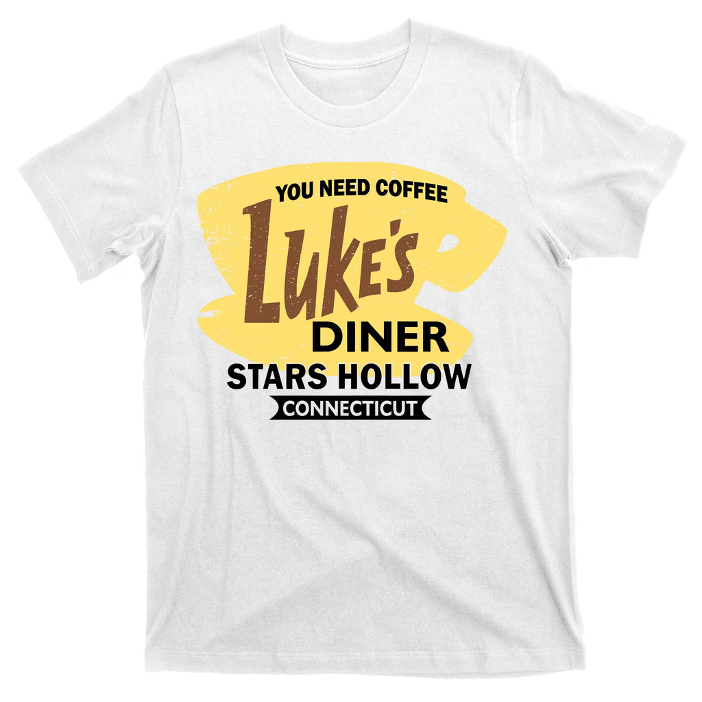 Vintge Luke's Diner Stars Hollow Connecticut T-Shirt