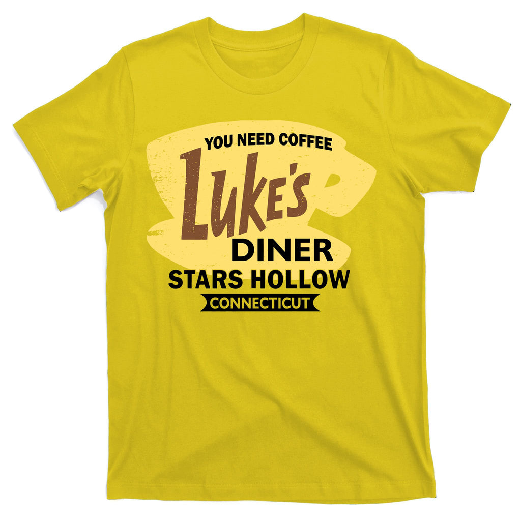 Vintge Luke's Diner Stars Hollow Connecticut T-Shirt
