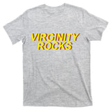 Virginity Rocks Retro Funny T-Shirt