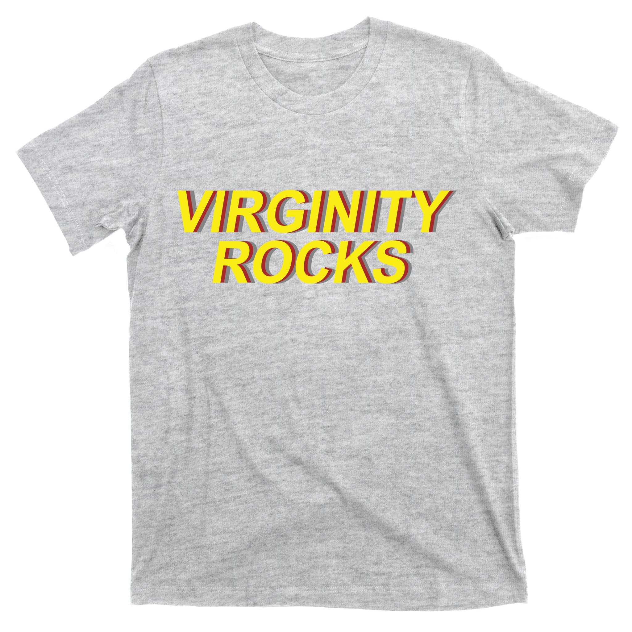 Virginity Rocks Retro Funny T-Shirt