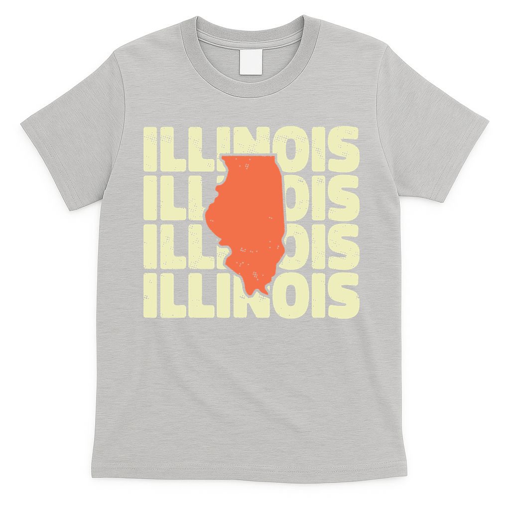 Vintage Illinois Usa State T-Shirt