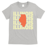Vintage Illinois Usa State T-Shirt