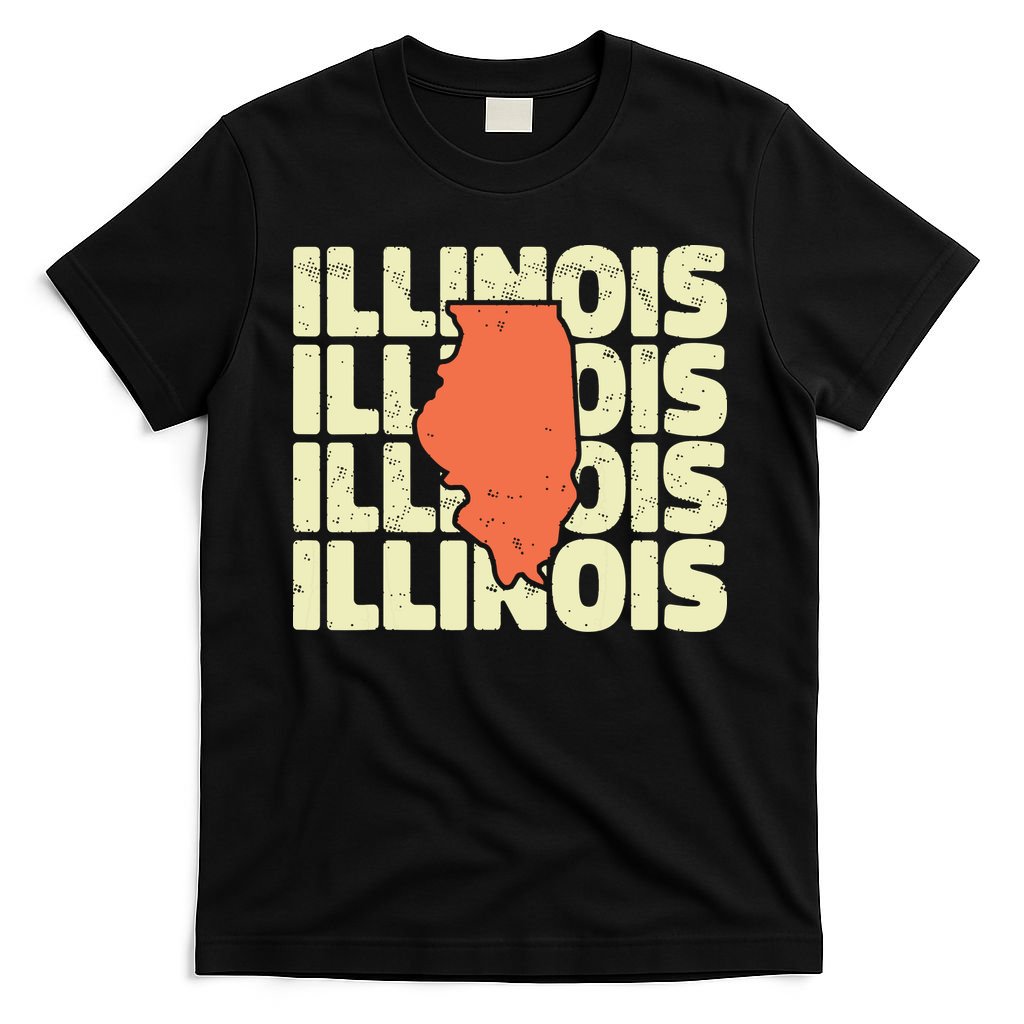 Vintage Illinois Usa State T-Shirt