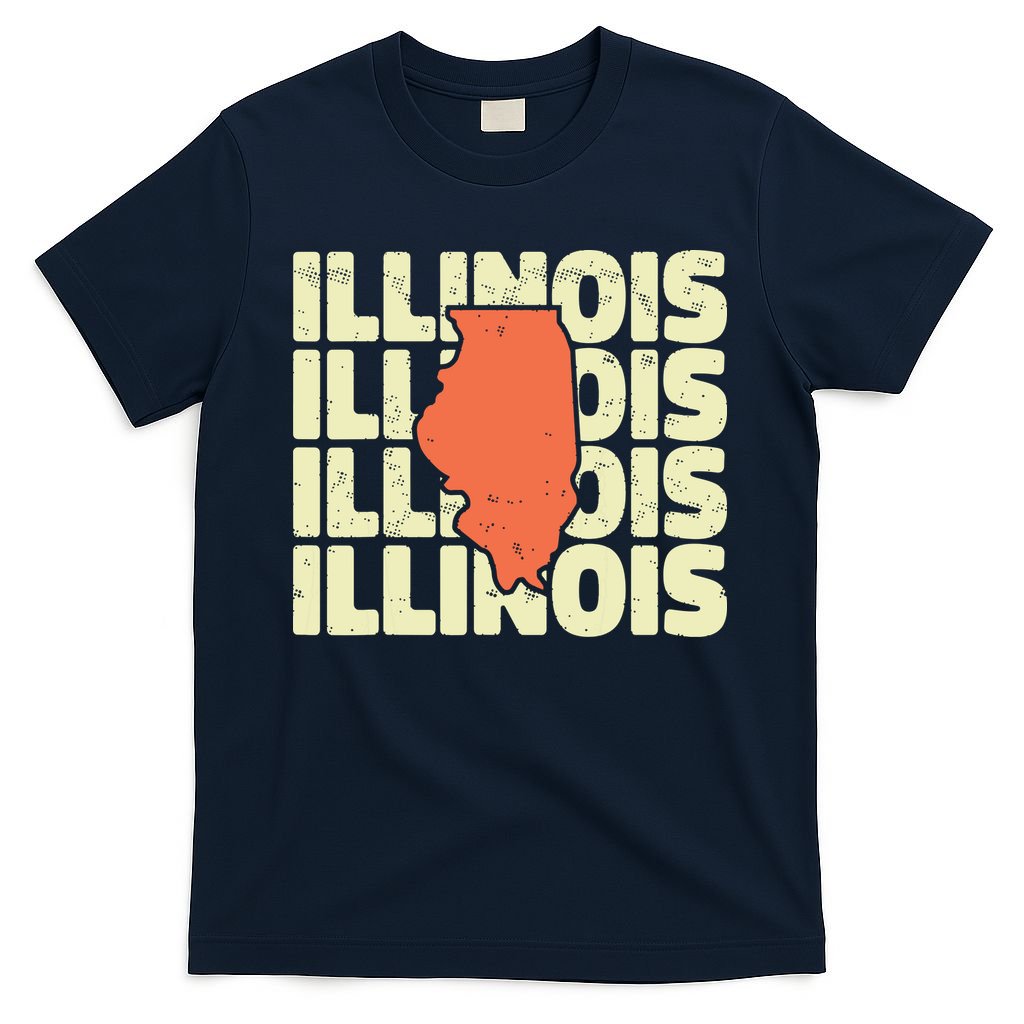 Vintage Illinois Usa State T-Shirt