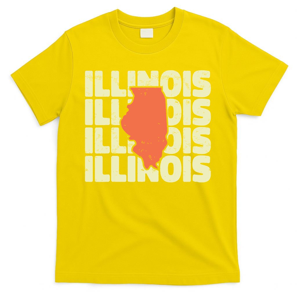 Vintage Illinois Usa State T-Shirt