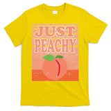 Vintage Just Peachy Southern Retro Summer Georgia T-Shirt
