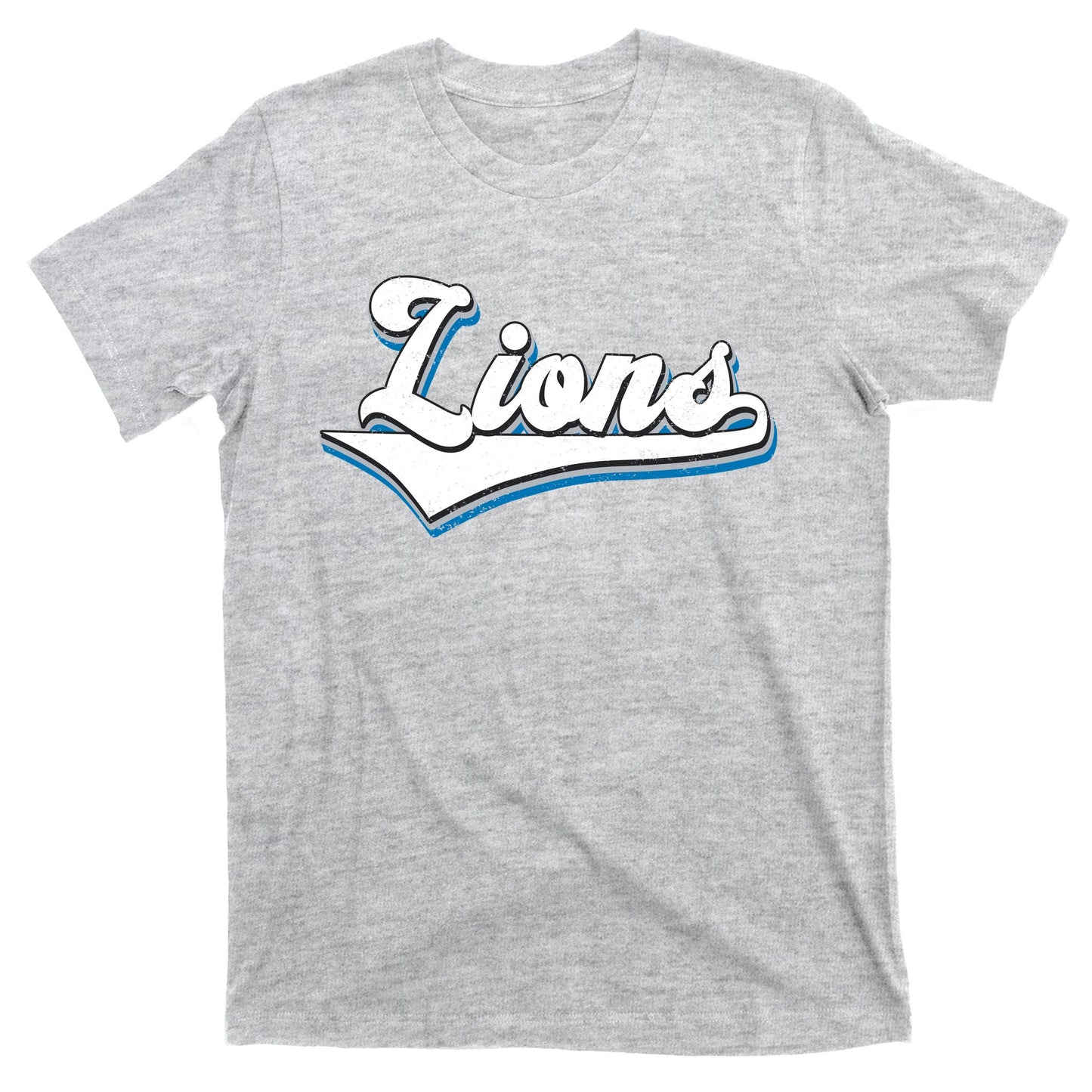 Vintage Lion Football Logo T-Shirt