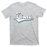Vintage Lion Football Logo T-Shirt