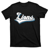Vintage Lion Football Logo T-Shirt
