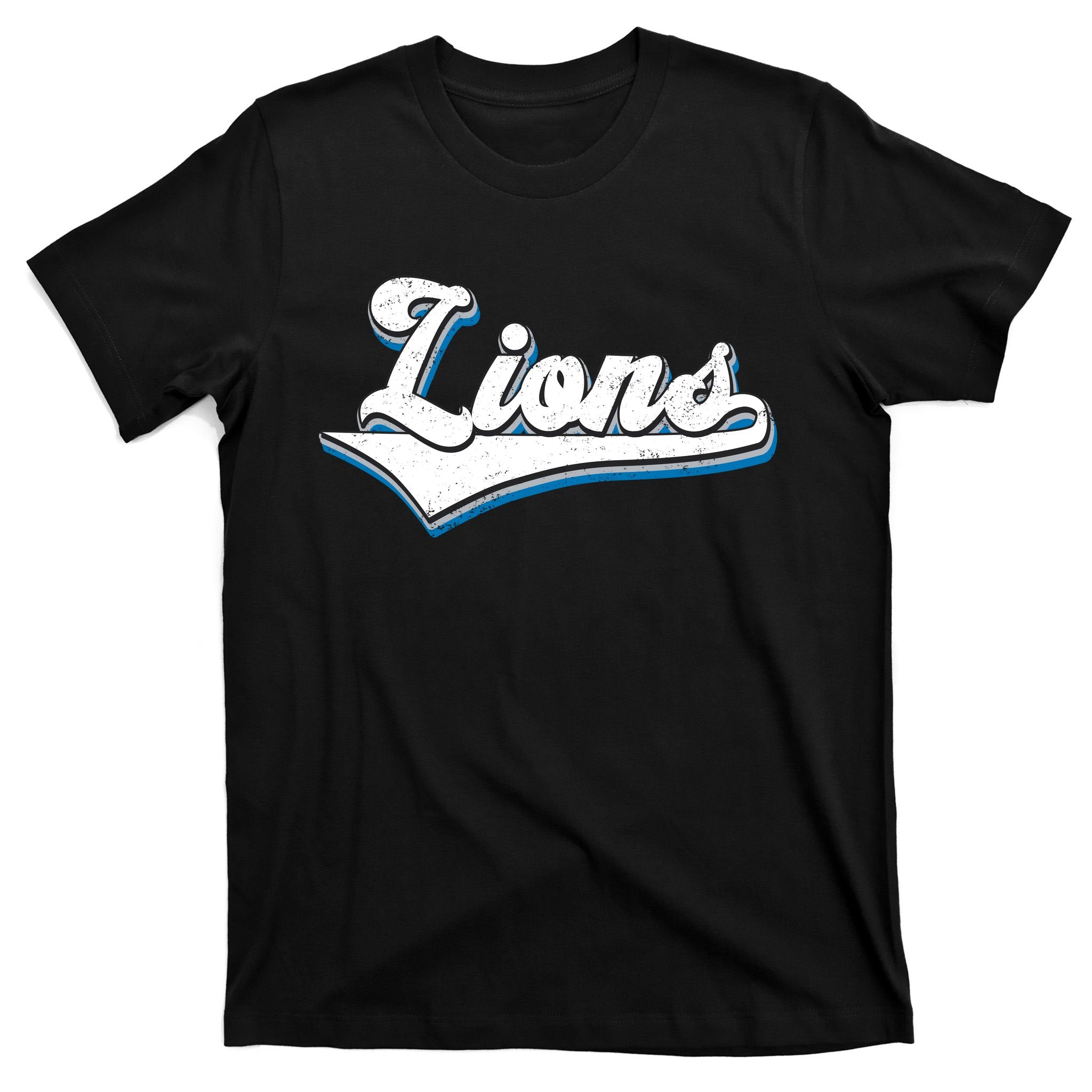 Vintage Lion Football Logo T-Shirt