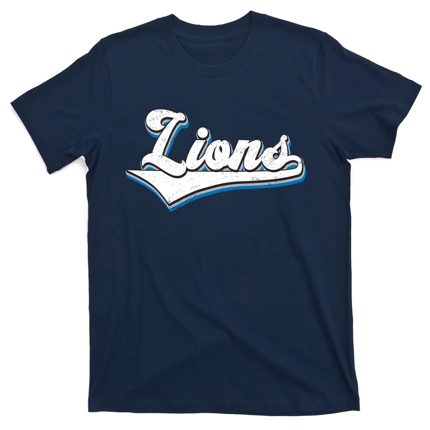 Vintage Lion Football Logo T-Shirt